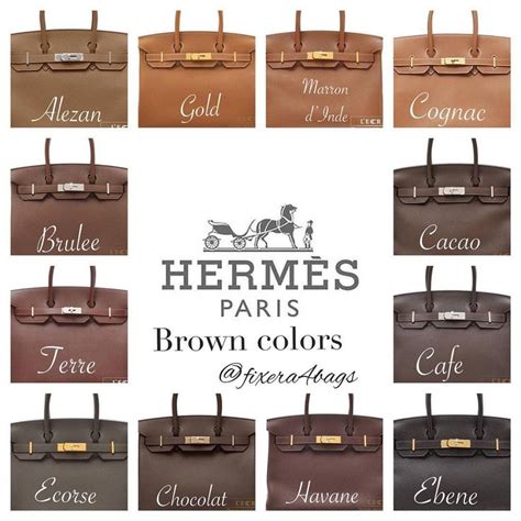 hermes ebene vs. chocolate|hermes color chart.